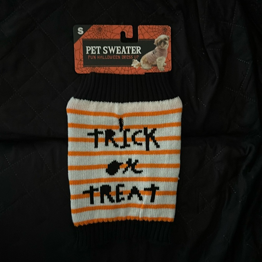 Size small dog sweater